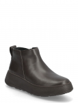 FitFlop - F-Mode Leather Flatform Zip Ankle Boots - Madala kontsaga poolsaapad - 36.5