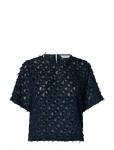 Selected - Slfmarion Ss O-Neck Top Ex - L&uuml;hikeste varrukatega - 42