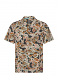 Scotch & Soda - Printed Viscose Regularfit Shortsleeved Shirt - Vabaaja s&auml;rgid - XL