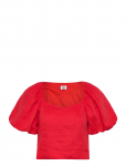 Twist & Tango - Audrina Linen Top - L&uuml;hikeste varrukatega - 42