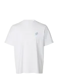 Selected - Slhreg-Ripley Ss Emb Tee Ex - L&uuml;hikeste varrukatega - S