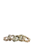 Pipol's Bazaar - Velvet Scrunchy 5 Pcs Beige - Juuksekummid - ONE SIZE