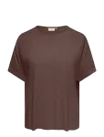 ONLY Carmakoma - Carvilma S/S Boatneck Top Aop - L&uuml;hikeste varrukatega - 42