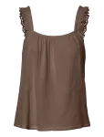 Pieces - Pcsastina Sl Strap Top Wvn Msa Bc - Varrukateta - XS