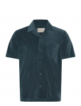 Revolution - Velour Short-Sleeved Cuban Shirt - Vabaaja s&auml;rgid - XXL