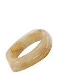 Bud To Rose - Gloss Resin Bracelet Brown - K&auml;ev&otilde;rud - ONE SIZE