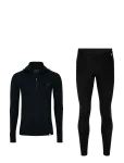 Danish Endurance - Core Merino Half Zip Baselayer Set (Men) 1-Pack - Spordi aluskihtide komplektid - XXL