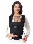 Momcozy - Momcozy Newborn To Toddler Air Mesh Soft Structured Carrier Black - Lapsekandmiskotid ja kandelinad - ONE SIZE