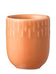 Aida - Confetti Apricot Mini Kop Med Relief Porcel&aelig;n 5 Cl. - Espressotassid - ONE SIZE