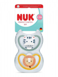 NUK - Perfect Match Air Zebra/Lion, Size 6-18 Months - Lutid - 6-18MONTHS