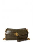 Lauren Ralph Lauren - Embossed Turn-Lock Wristlet Crossbody - Rahakotid - ONE SIZE