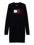 Tommy Jeans - Tjw Sparkle Flag Sweater Dress - Kootud kleidid - M