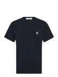 Maison Kitsune - Fox Head Patch Classic Tee-Shirt - L&uuml;hikeste varrukatega - M
