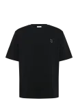 Maison Kitsune - Bold Fox Head Patch Oversize Tee Shirt - L&uuml;hikeste varrukatega - M
