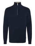 Tom Tailor - Basic Knit Troyer - Poolpika lukuga džemprid - XXL
