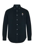 Polo Ralph Lauren - Custom Fit Polo Bear Oxford Shirt - Oxfordi s&auml;rgid - XXL