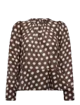 By Ti Mo - Striped Organza Top - Pikkade varrukatega - S