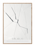 ChiCura - Taurus - The Bull - Black & White - 50X70CM