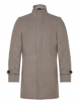 Lindbergh - Recycled Wool Funnel Neck Coat - Villased mantlid - XXL