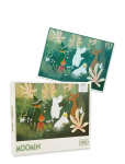 MUMIN - Moomin Art Puzzle - 1000 Pcs - Green - Klassikalised m&otilde;istatused - ONE SIZE