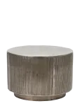 House Doctor - Side Table, Hdrota, Brushed Silver - Kohvilauad - 50X50X35CM