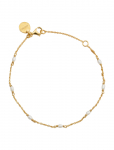Syster P - Treasure Multi Pearl Bracelet Gold - K&auml;eketid - ONE SIZE