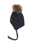 Minymo - Hat W. Detachable Fake Fur - Kootud m&uuml;tsid - 6-9M