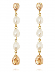 Caroline Svedbom - Paloma Earrings Gold - Rippuvad k&otilde;rvar&otilde;ngad - ONE SIZE