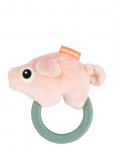 Done By Deer - Sensory Rattle W/Teether Pigee Colour Mix - Hammaste tuleku m&auml;nguasjad - 12X 21X 4CM