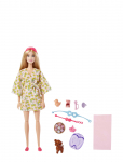 Barbie - Fashionistas Doll With Puppy, Kids Toys, Self-Care Spa Day - Nukud - ONE SIZE