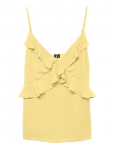 Vero Moda - Vmamina Singlet Frill Top Wvn Exp - Varrukateta - L