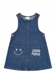 The New - Tnstpida S_L Denim Dress - Varrukateta vabaajakleidid - 104