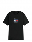 Tommy Hilfiger - Linear Flag Graphic Tee - L&uuml;hikeste varrukatega - S