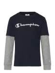 Champion - Long Sleeve T-Shirt - Pikkade varrukatega T-s&auml;rgid - 128