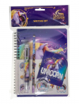 Unicorn Academy - Unicorn Academy, Skrives&aelig;t, Med Flerfarvet Pen - Kalendrid ja m&auml;rkmikud - ONE SIZE