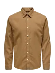 ONLY & SONS - Onsotto Reg Peach Finish Ls Shirt - Vabaaja s&auml;rgid - S