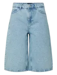 Pieces - Pcnoel Mw Denim Jorts D2D Pp - L&uuml;hikesed teksap&uuml;ksid - S