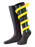 Go Travel - Flight Socks Black (M) - Reisitarvikud - ONE SIZE