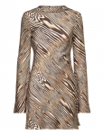 Malina - Cezanne Low Back Satin Mini Dress - L&uuml;hikesed kleidid - 44