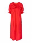 STINE GOYA - Solid Viscose, Puff Sleeve Detail Long Dress - Maksikleidid - XL