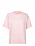 Monki - Short-Sleeved Cotton T-Shirt - L&uuml;hikeste varrukatega - S