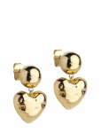 Enamel Copenhagen - Earrings, Poma Heart - Rippuvad k&otilde;rvar&otilde;ngad - ONE SIZE