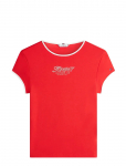 Tommy Hilfiger - Tilt Graphic Slim C-Nk Ss Tee - L&uuml;hikeste varrukatega - S