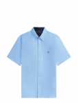 Tommy Hilfiger - Linen Blend Solid Ss Rf Sht - L&uuml;hikeste varrukatega s&auml;rgid - XL