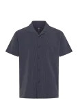 Clean Cut Copenhagen - Bowling Erico Striped S/S Shirt - L&uuml;hikeste varrukatega s&auml;rgid - S