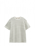 Anerkjendt - Akvillads Structure Stripe Ss Tee - L&uuml;hikeste varrukatega - S