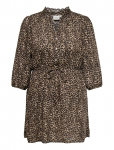 ONLY Carmakoma - Carastina 3/4 V-Neck Abk Dress Wvn Zl - L&uuml;hikesed kleidid - 54