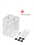 Zwilling - Fresh & Save Cube Set M5 Transparent-Vit. - Kastid ja konteinerid - ONE SIZE