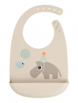Done By Deer - Silicone Bib Celebration Sand - Varrukateta pudip&otilde;lled - 27X 19X 4CM