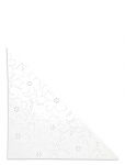 SUI AVA - Floral Broderie Bandana Scarf - Kerged sallid - ONE SIZE